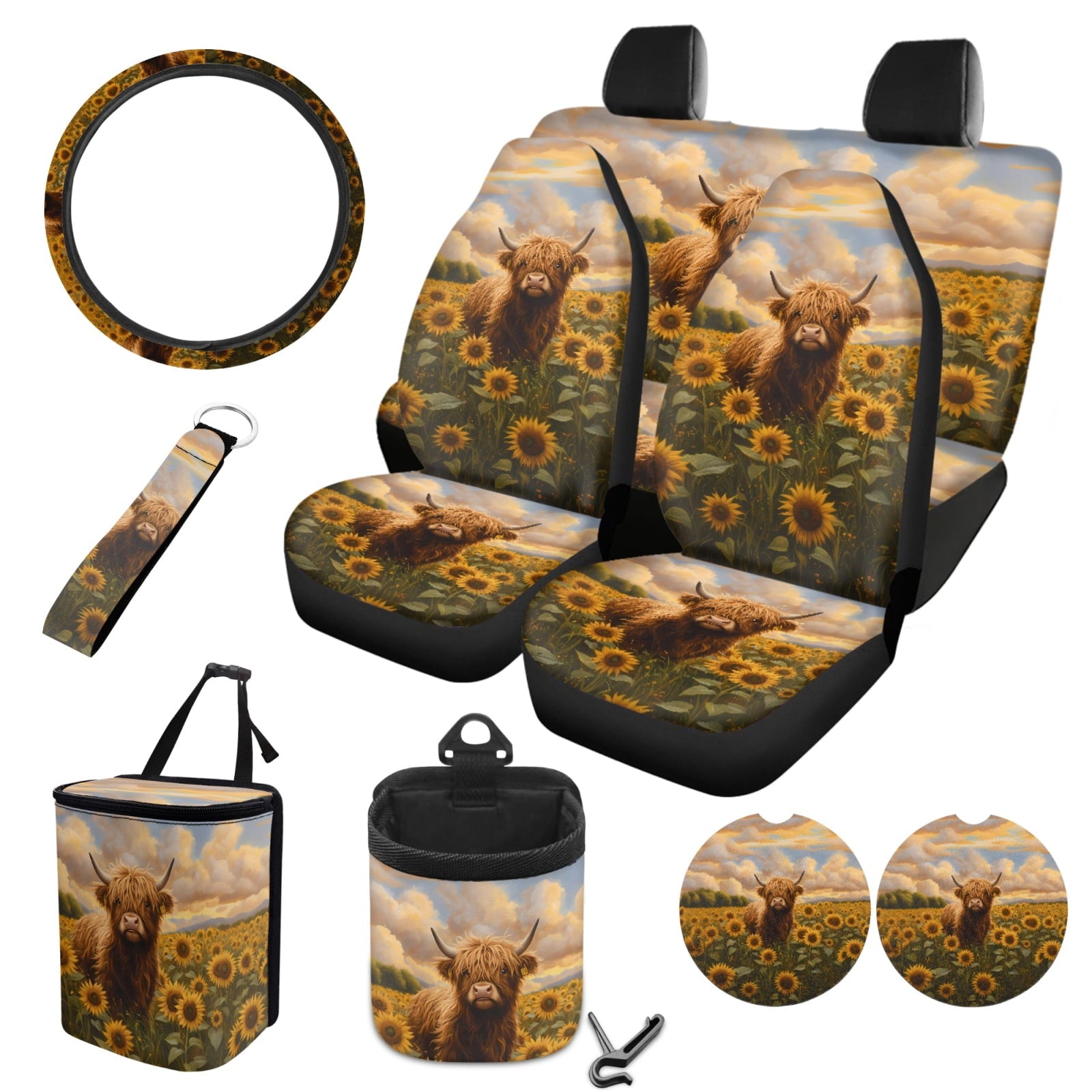 Motivo™ FORUDESIGNS Giraffe Flower Print Car