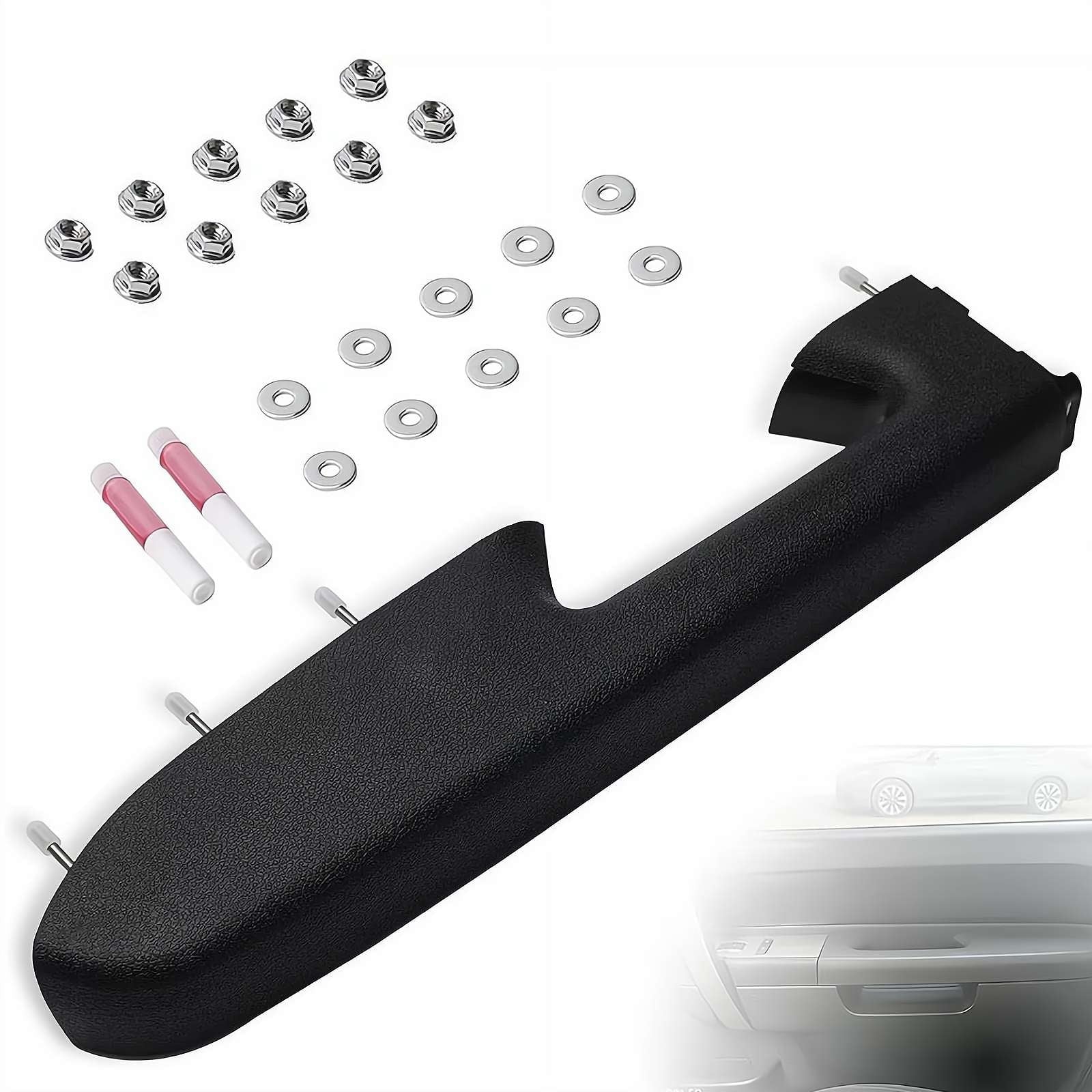 Front Driver Left Side Interior Door Armrest Repair Kit for 2010-2014 Chevy Silverado 1500 2500HD 3500HD, Upgraded ABS with Metal Bracket, Replaces GM 22818467 22818465 23402966