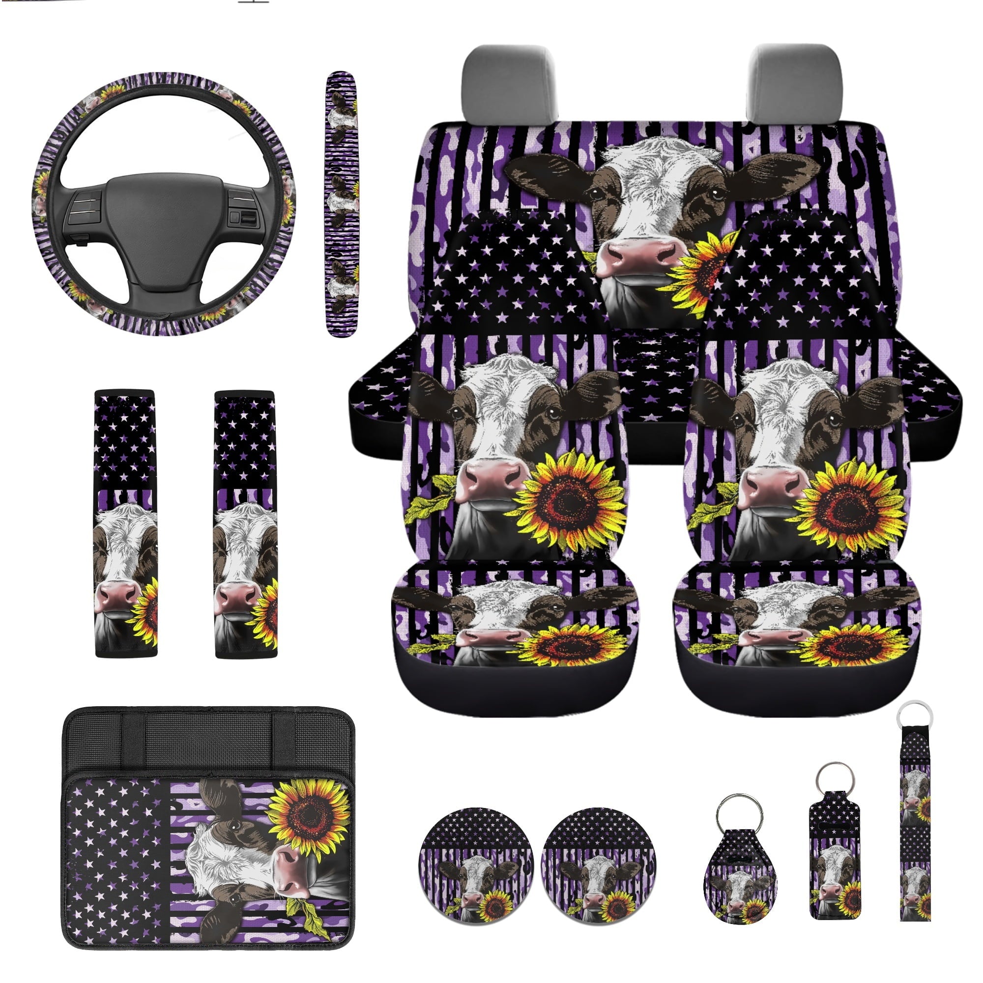 Motivo™ Jeiento Highland Cow Car Accessories