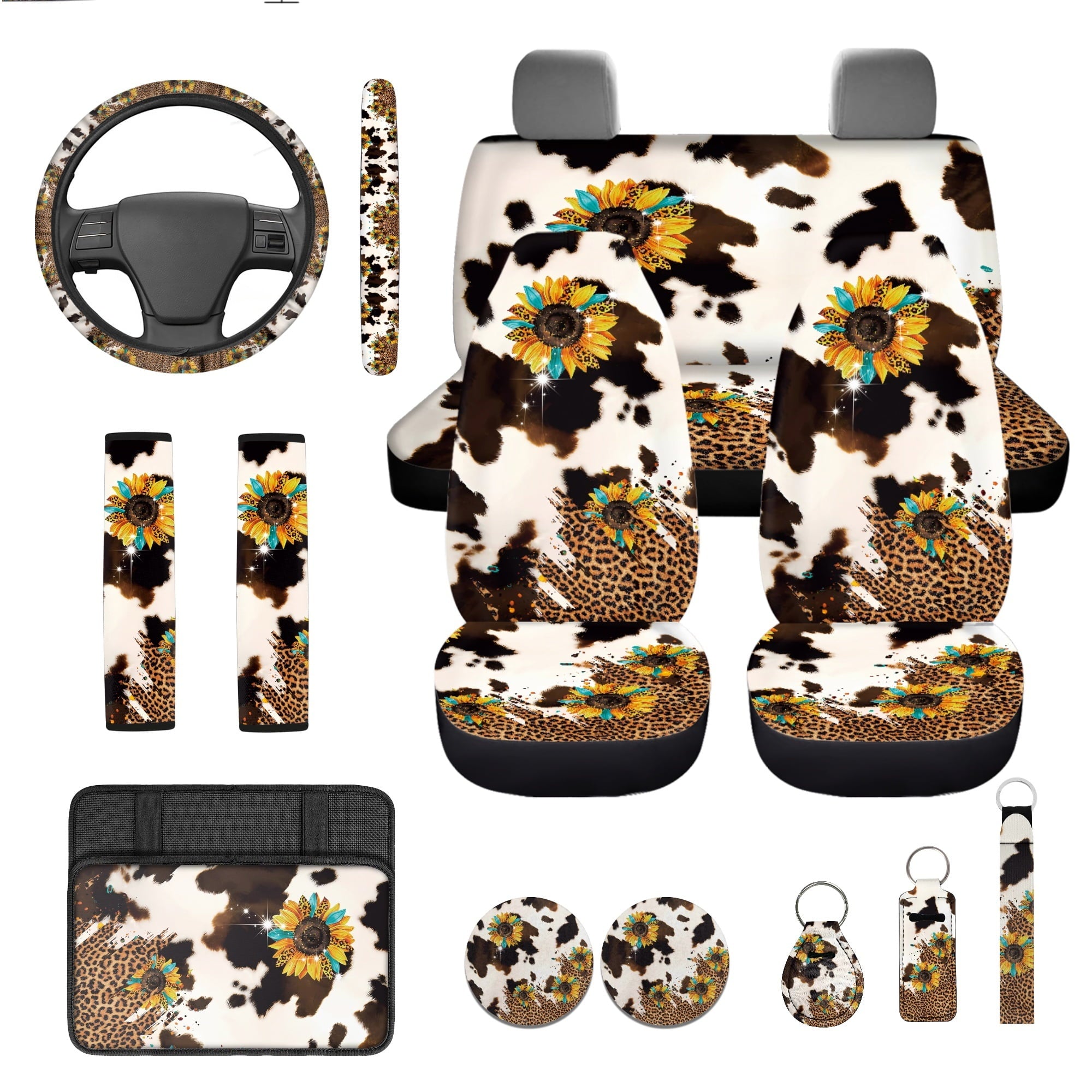 Motivo™ Jeiento Highland Cow Car Accessories