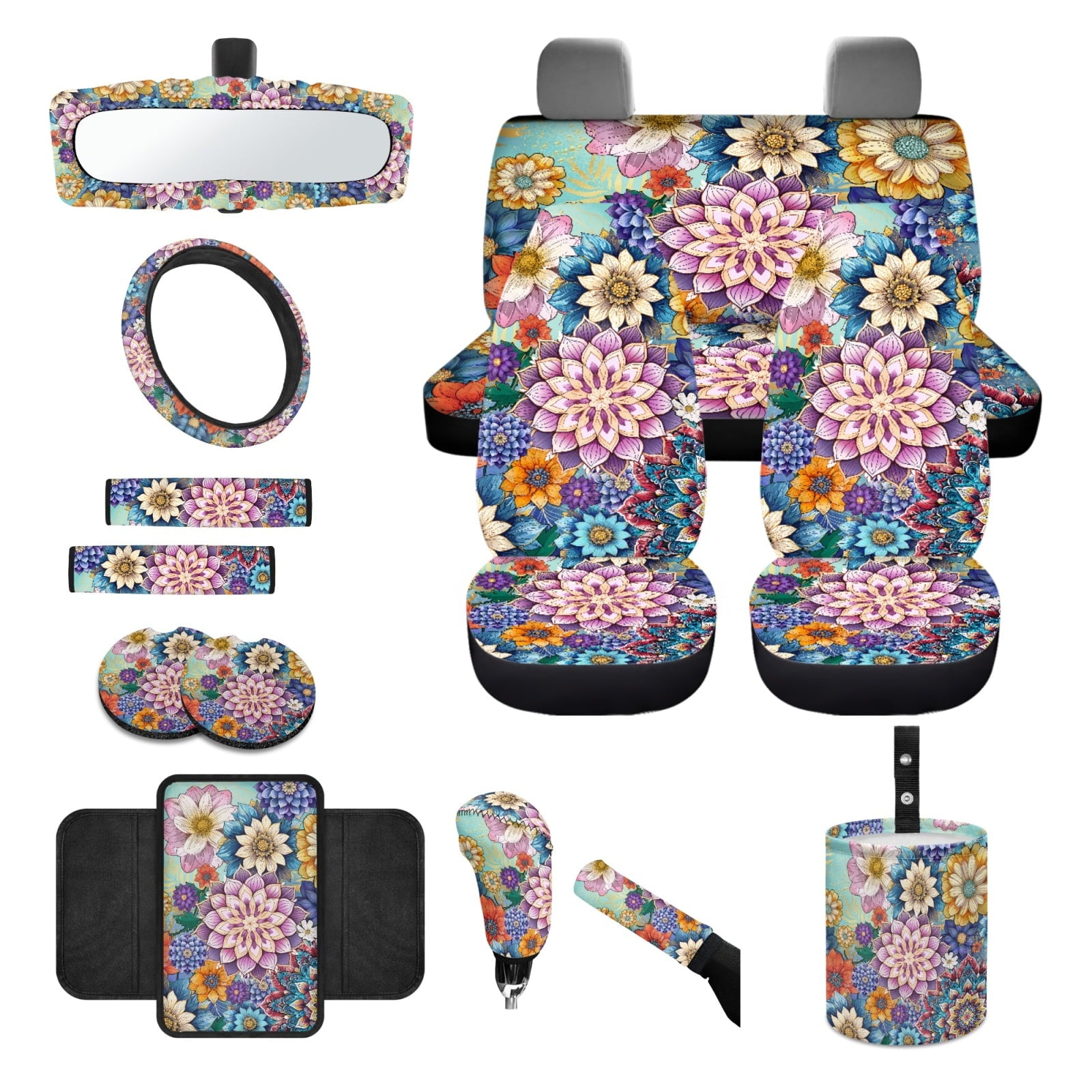 Motivo™ Jeiento Dusk Palm Leaves Car