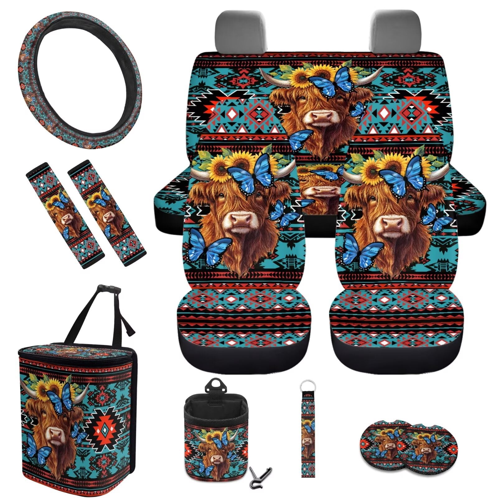 Motivo™ Jeiento Hummingbird Car Seat Cover