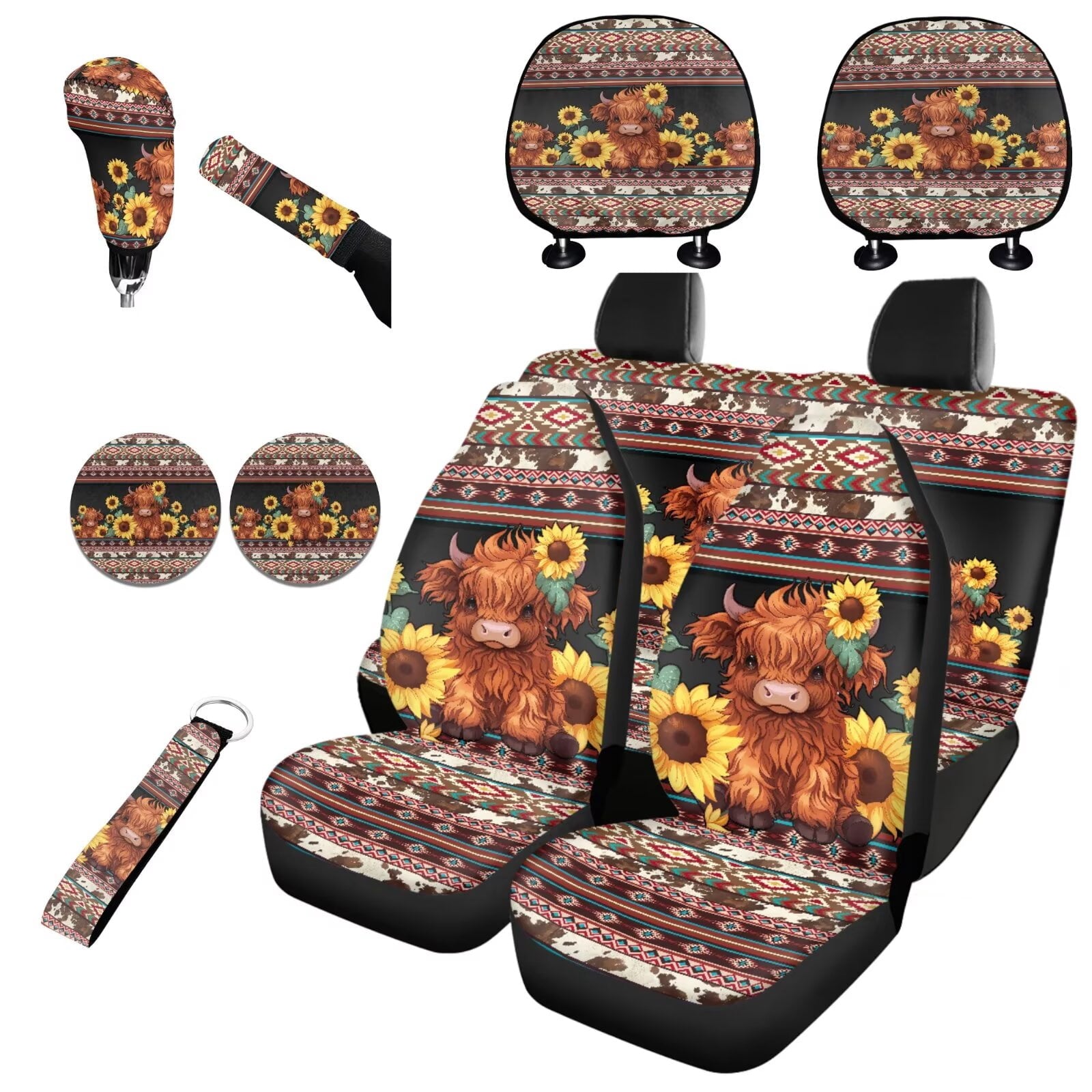 Motivo™ Jeiento Sunflower Car Seat Covers
