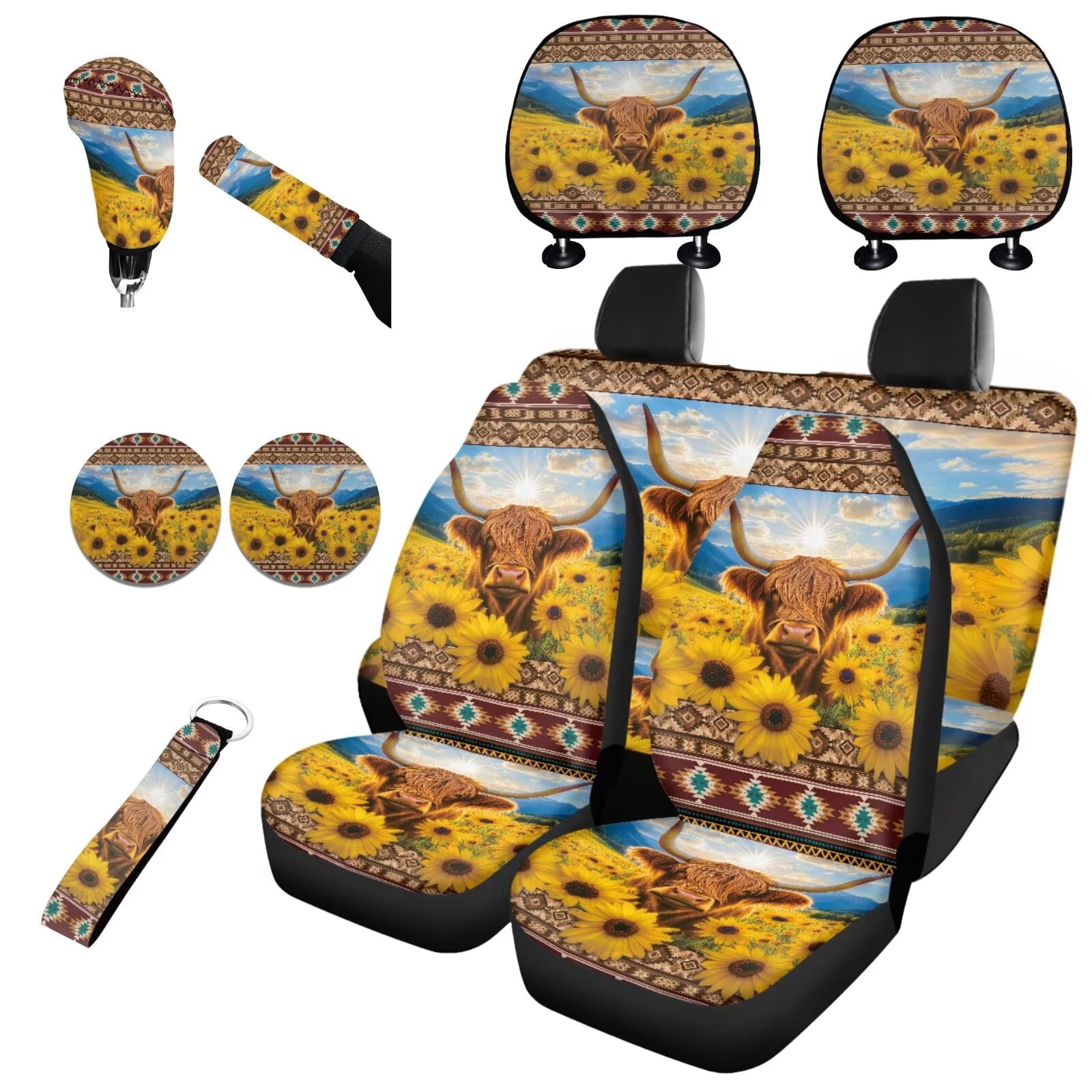 Motivo™ Jeiento Sunflower Car Seat Covers