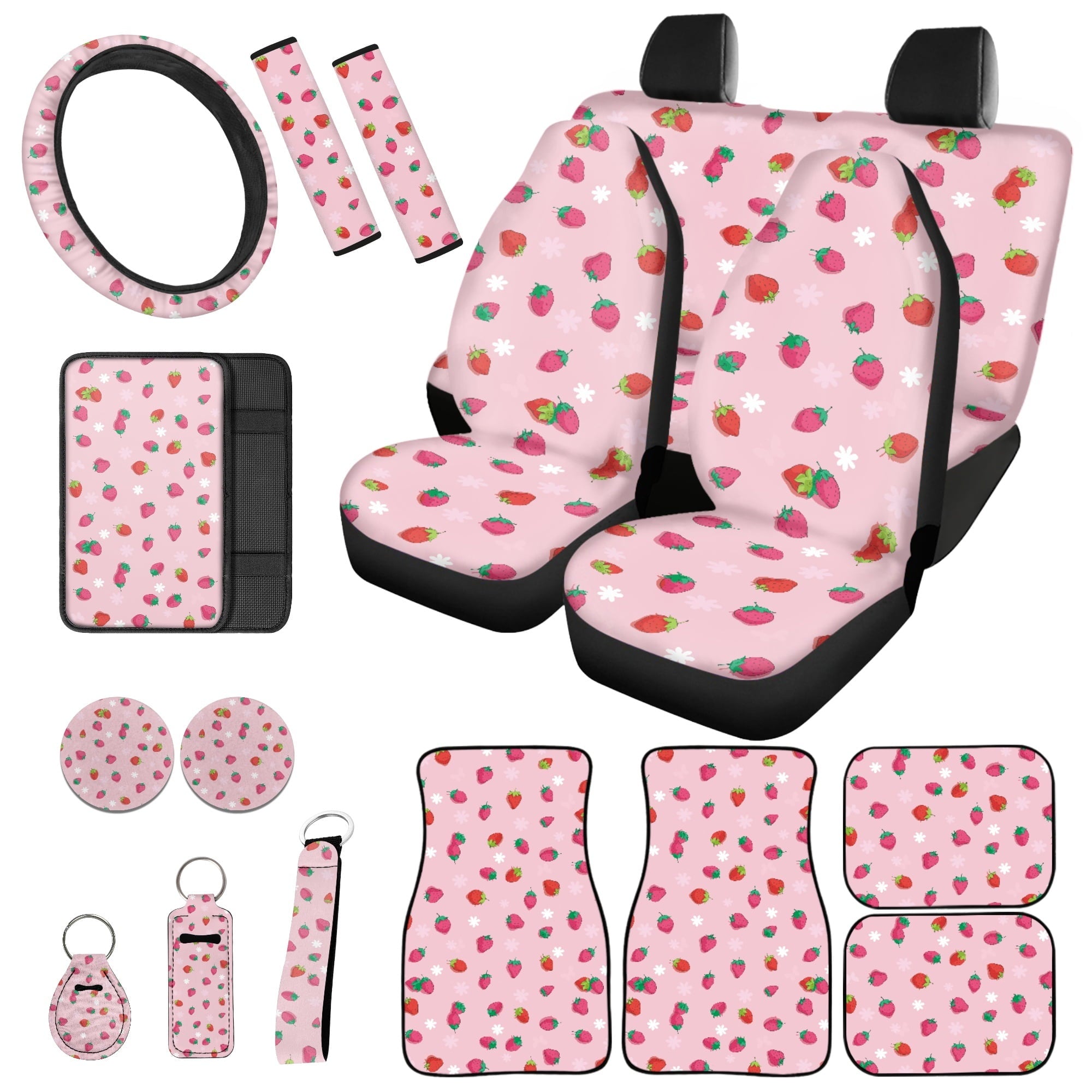 Motivo™ Jeiento Pink Strawberry Car Accessories