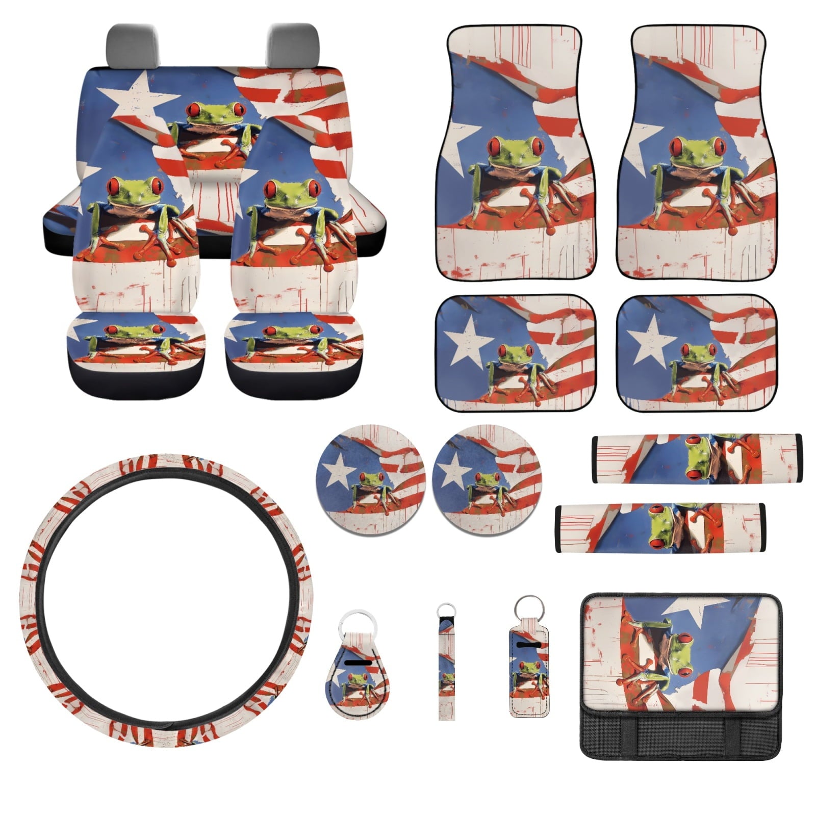 Motivo™ Jeiento Funny Frog Car Accessories