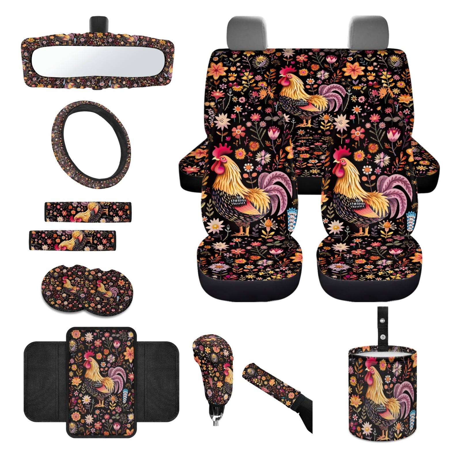Motivo™ Jeiento Dusk Palm Leaves Car