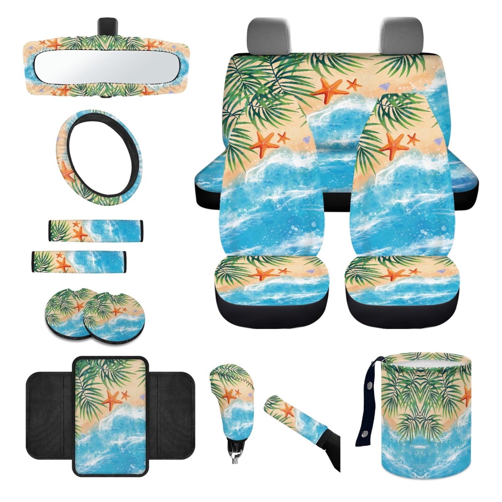 Motivo™ Jeiento Dusk Palm Leaves Car