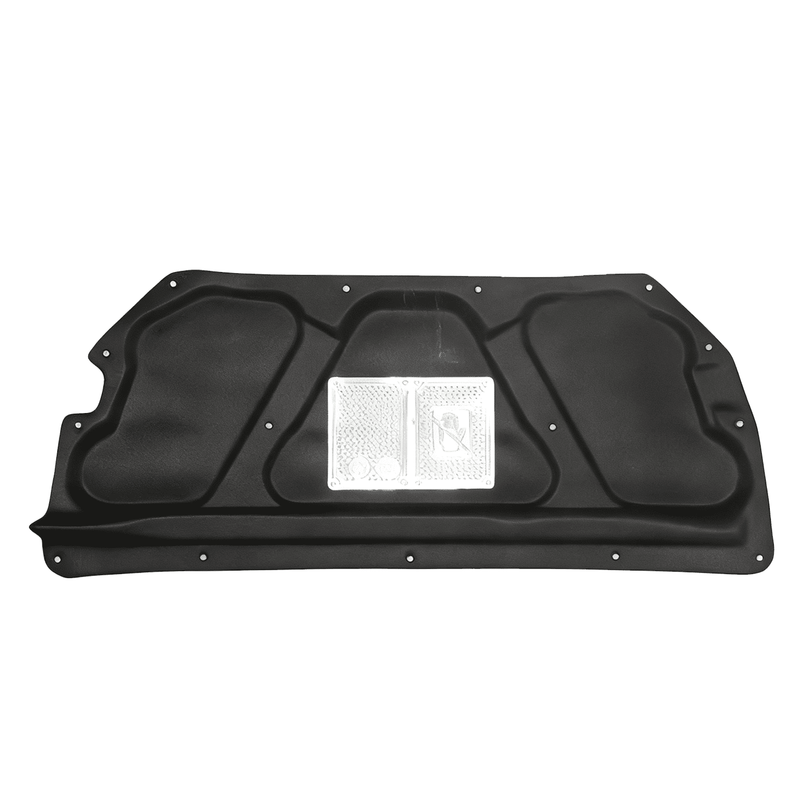 For Kia Sportage Car Hood Engine Insulation Pad,Aluminum Foil Heat,Heat Shield,Sound Deadening Mat,Soundproof Cotton Replacement Accessories Heat Sound Cover-2007-2013 With aluminum foil