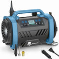 Maircle AC/DC Tire Inflator, 3 in 1 Portable Air Compressor for Car Tires with Auto Shut-off, LED Light, 150PSI Air Pump for Cars, Balls, Motorcycles