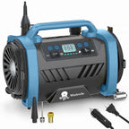 Maircle AC/DC Tire Inflator, 3 in 1 Portable Air Compressor for Car Tires with Auto Shut-off, LED Light, 150PSI Air Pump for Cars, Balls, Motorcycles