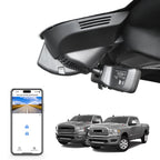 Mangoal 4K Dash Cam Custom fit for Dodge RAM 2500/3500 2019 2020 2021 2022 2023 2024 2025 2026(Model F), OEM Look, UHD 2160P Video, WiFi & App, 64GB Card