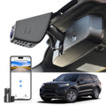 Mangoal Front 4K & Rear 1080p Dash Cam Fit for Ford Explorer U625 2020-2024, Base XLT ST_Line Limited Timberline Platinum King Ran(Model A), WiFi & App, GPS, 128GB Card