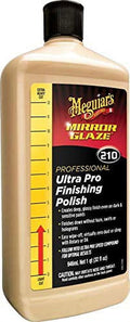 Meguiar's M210 Mirror Glaze Ultra Pro Finishing Polish – for a Deep, Glossy Finish - M21032, 32 oz