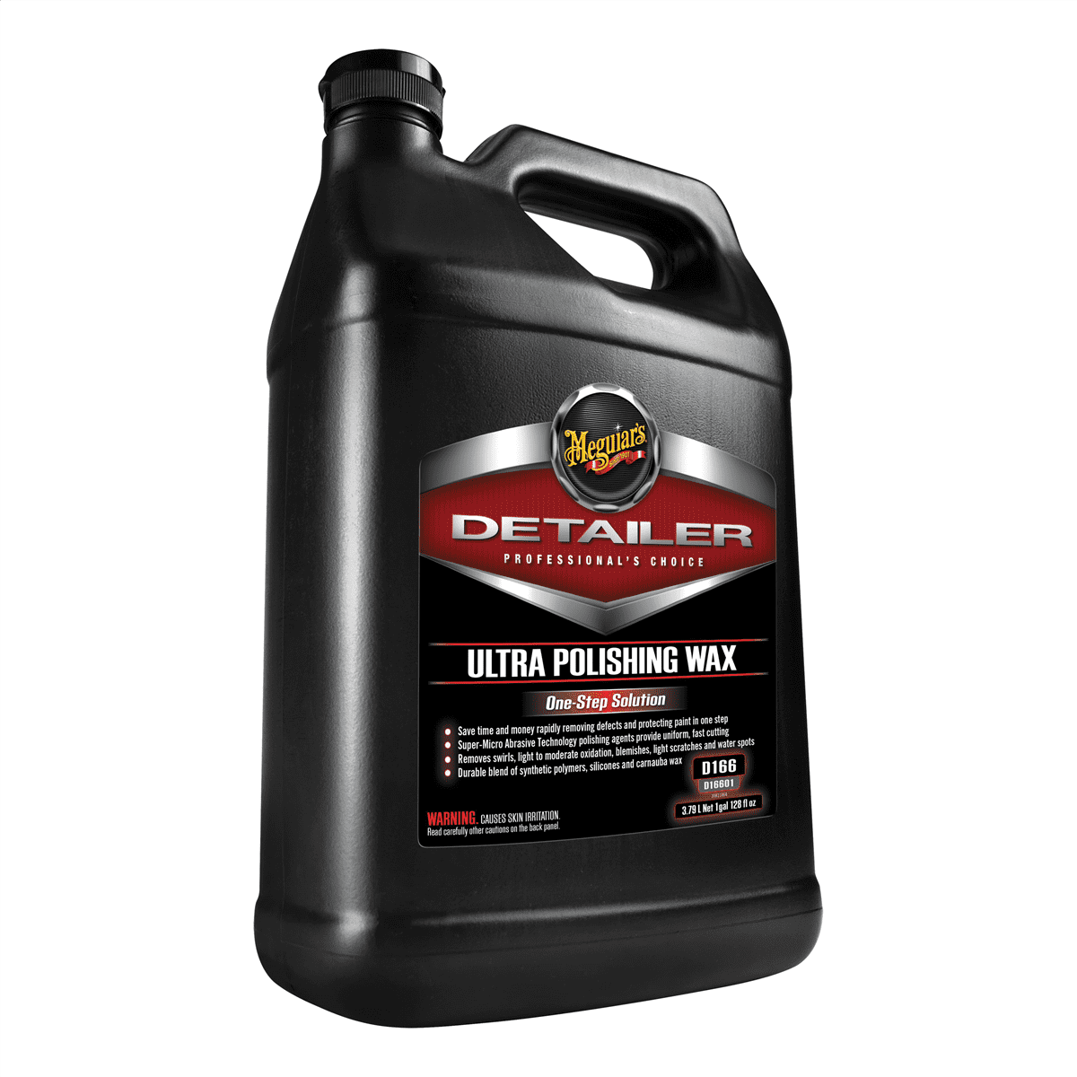 Meguiars Detailer D16601 Ultra Polishing Wax, 1 gal Can, Yellow, Liquid