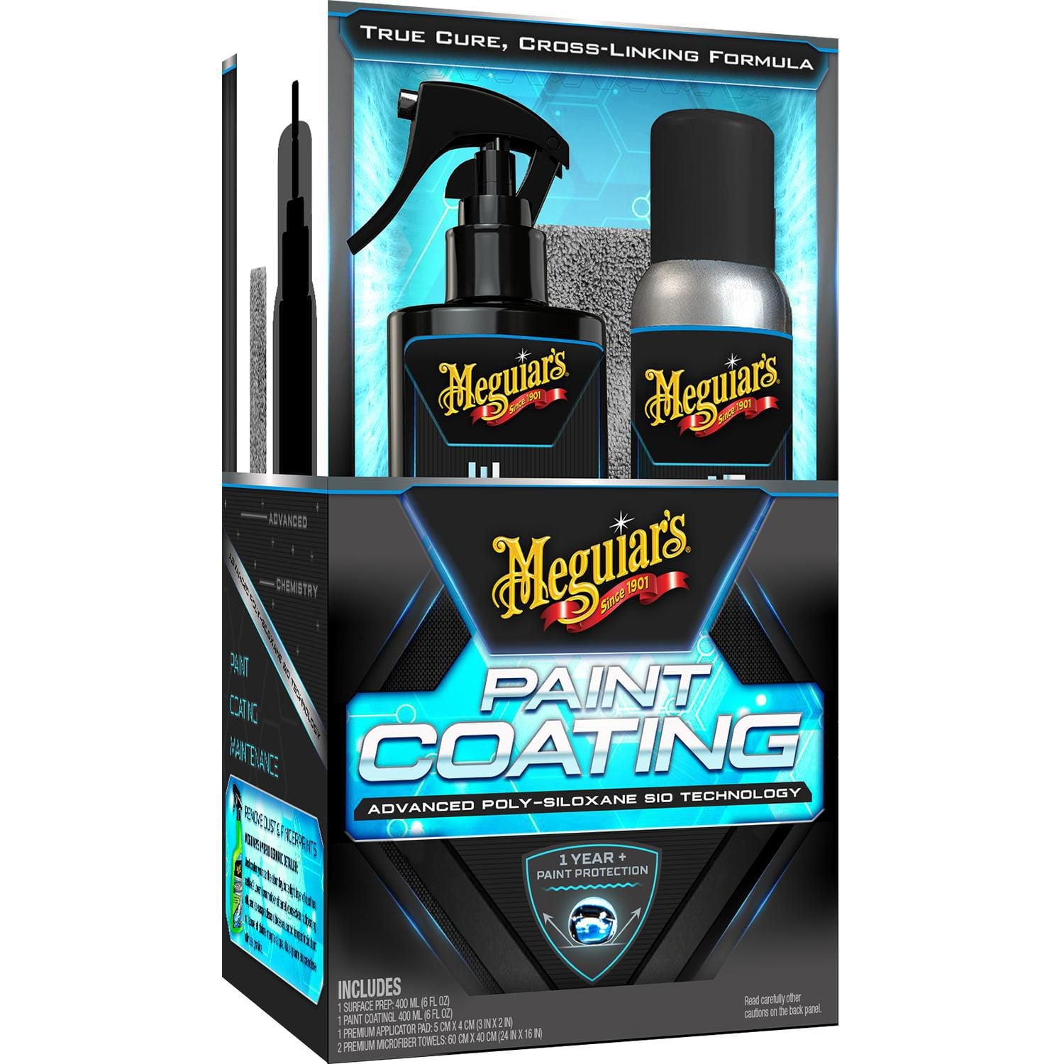 Meguiars Hybrid Paint Coating, Pro-Grade Protection & Durability that's Easy to Use, Kit