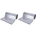 Mfigree Car Heat Sound Deadening Insulation Mat, Foam Self Adhesive Mat Roll Fireproof for Auto Hood Engine Roof Door and Trun 200 Cm X 50 Cm X 10 Mm