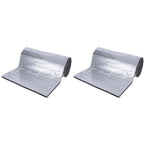 Mfigree Car Heat Sound Deadening Insulation Mat, Foam Self Adhesive Mat Roll Fireproof for Auto Hood Engine Roof Door and Trun 200 Cm X 50 Cm X 10 Mm