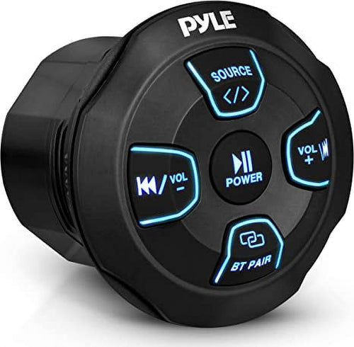 Pyle PLMRBT18 - Amplified Wireless BT Audio Controller - Waterproof-Rated Marine Receiver Remote Control for Car, Truck, Boat, 4x4, PowerSport Vehicles (300 Watt)