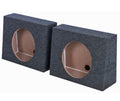 QPower QTW12 Single 12" Sealed Car Audio Subwoofer Sub Box Enclosures, Pair