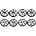 REGALWOVEN 8 Piece Universal 10" Auto Car Speaker Hollow Mesh Sub Woofer Subwoofer Grill Cover Black