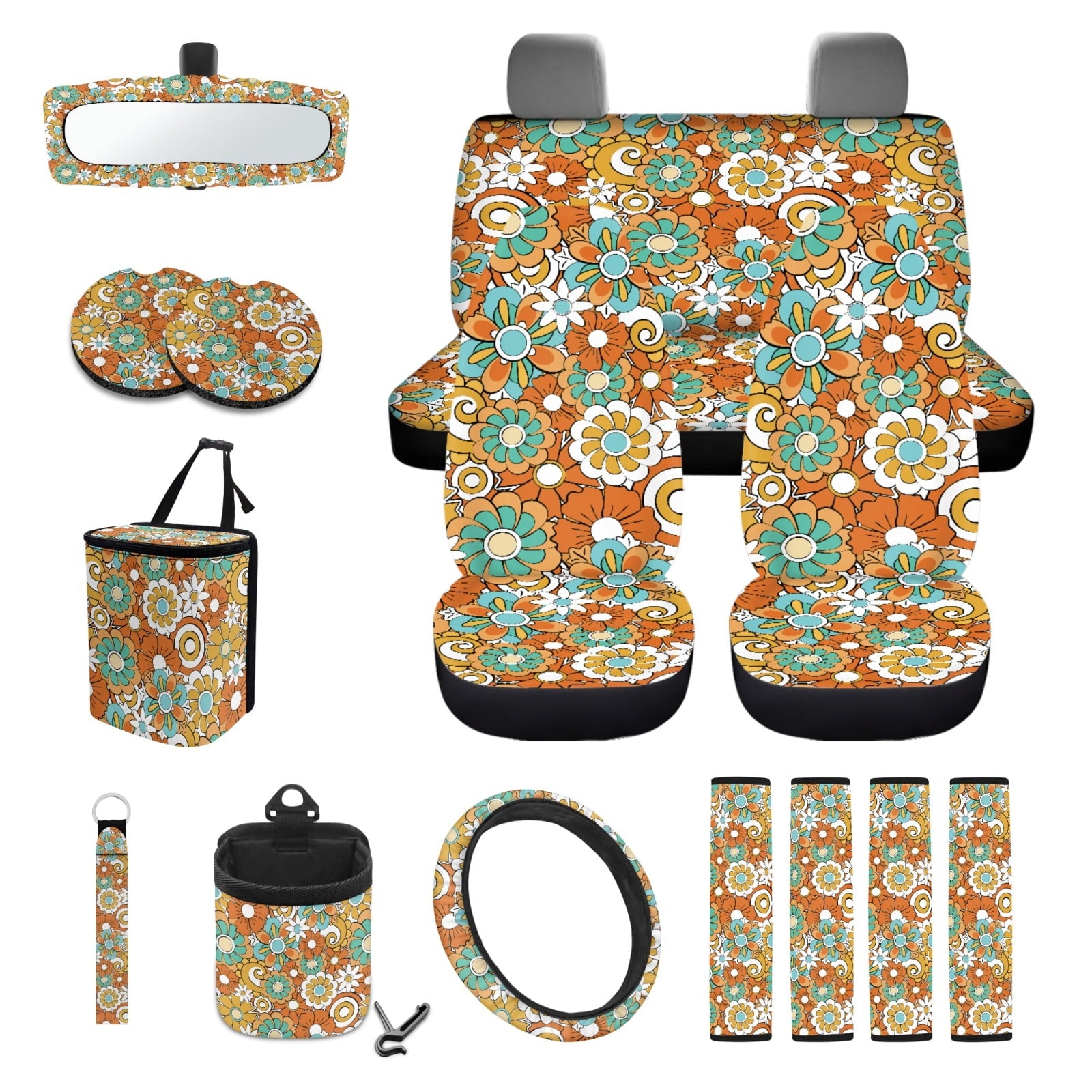 Motivo™ Renewold Hippie Flower Green Cyan