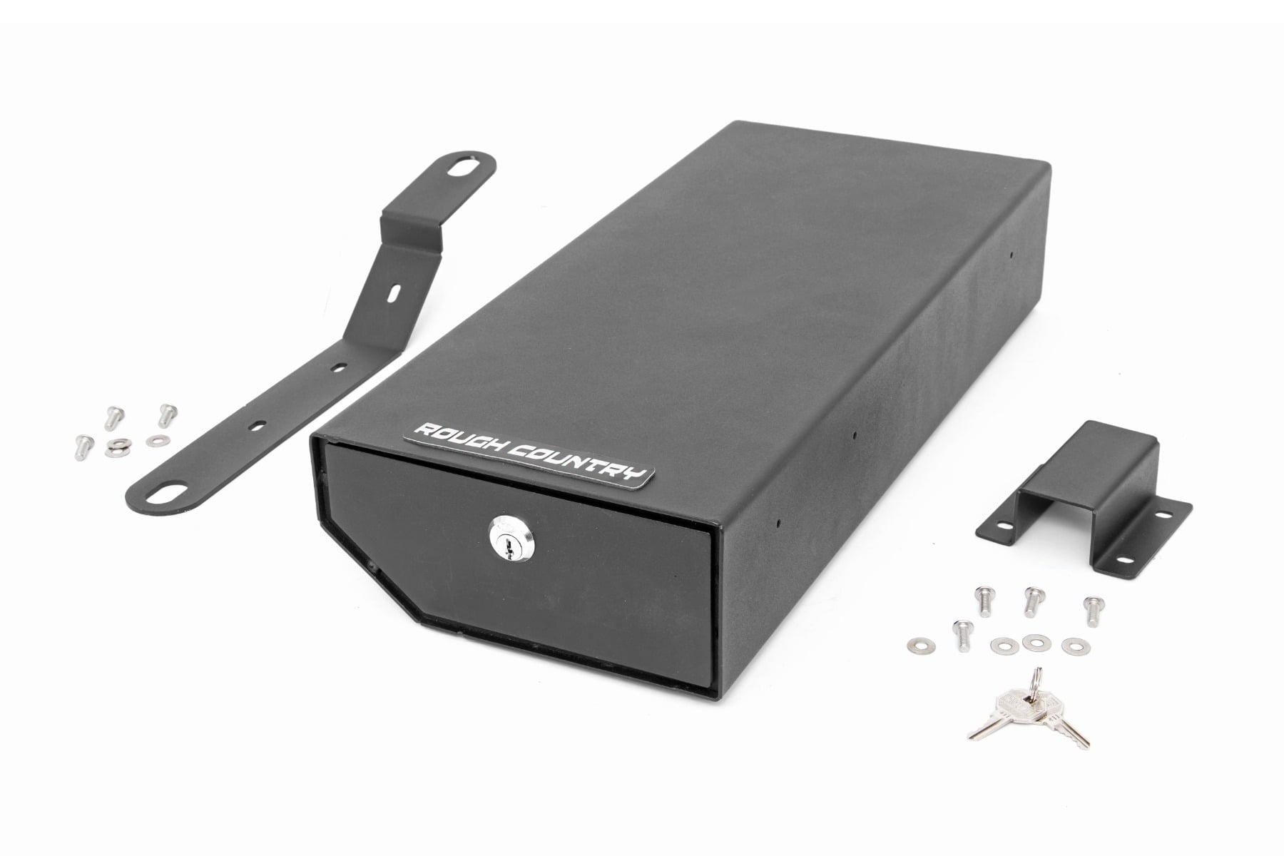 Rough Country Under Seat Lock Box for 2007-2018 Jeep Wrangler JK/JKU - 99035
