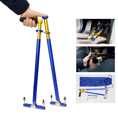 SUGUANGHUI  Universal Portable Car Handicap Driving Hand Controls for Disabled Drivers (Blue)