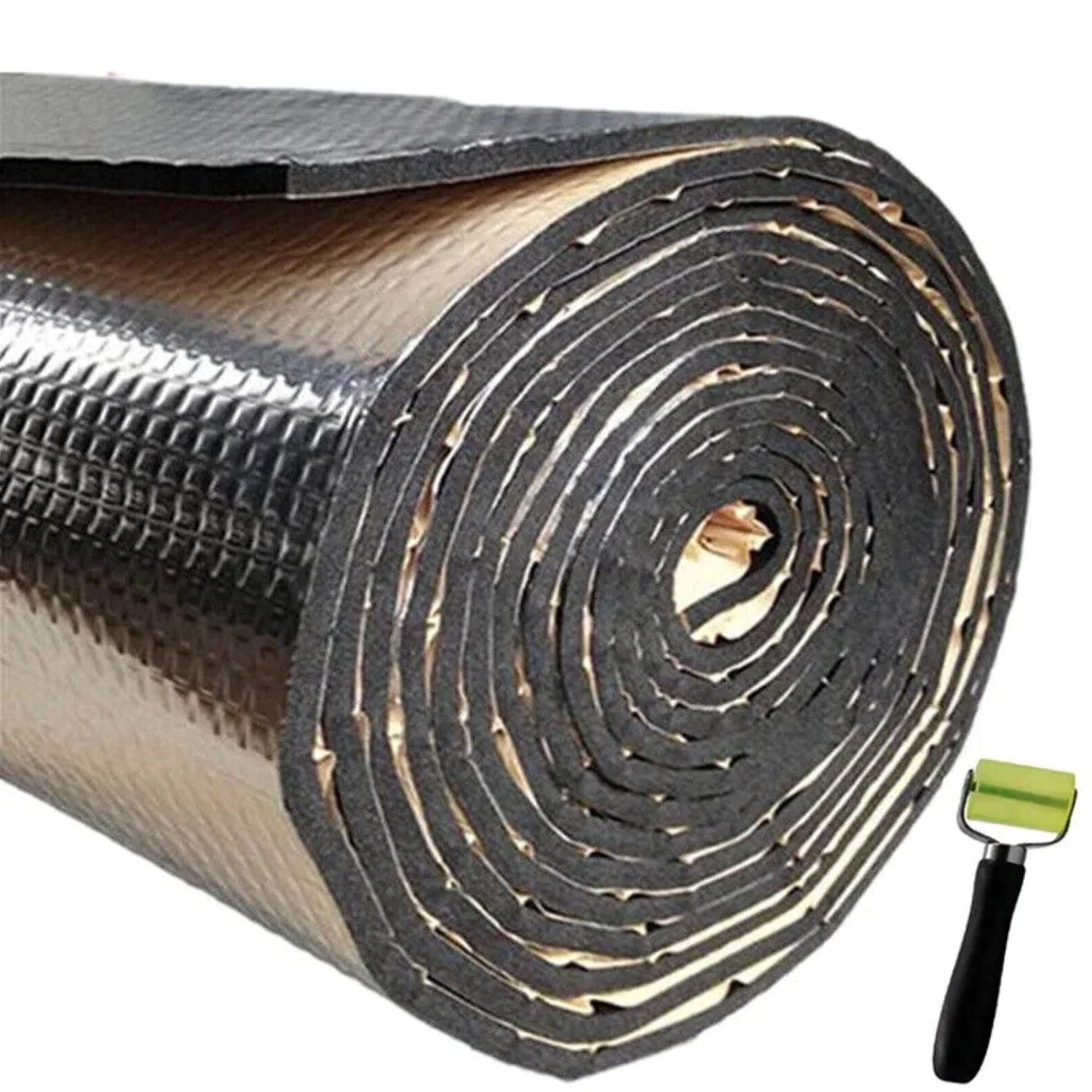 Self-Adhesive Fire Heat Sound Deadener Insulation Mat: Car Hood Engine KIT 4x6
