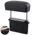 Soft Car Armrest Support Elbow, 2-in-1 Adjustable Height Car Console Armrest Box, Rest Armrest Extender Console Storage Case, Driving Arm Releasing Supply Accessory