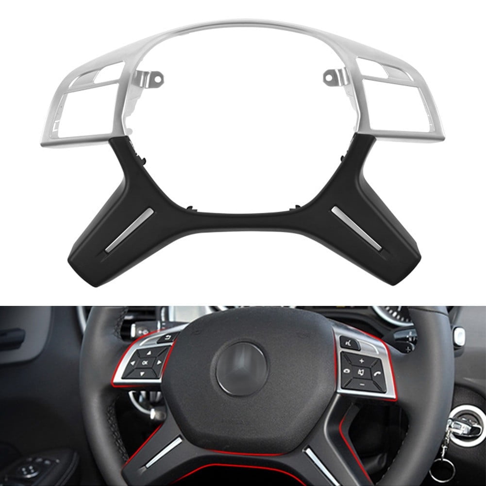 Steering Wheel Trim Panel For Mercedes ML GL GLS W166 W204 W212 Car Steering Wheel Center Bezel Cover Trim Interior Accessories
