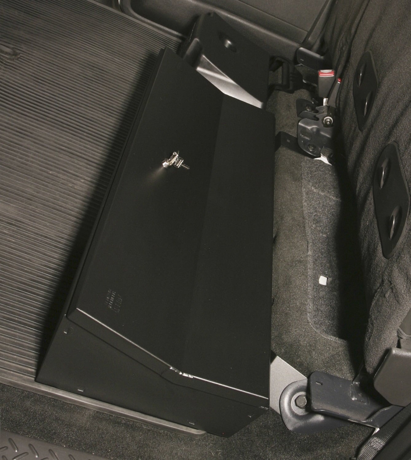 Tuffy Security Products 287-01 Under Seat Lockbox - 2/3 Length; Black; 2009-2014 Ford F150 SuperCrew
