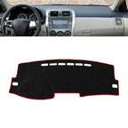 Unique Bargains Car Dashboard Cover Nonslip Black Red Dash Pad Carpet for Toyota Corolla 2009-2013