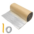 Unique Bargains car  Deadening Mat 157mil 4mm 18sqft Heat Insulation Pad Universal Self Adhesive Aluminum Foil Foam