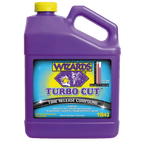 Wizards Turbo Cut Compound – 1 Gallon | Fast-Cutting, Water-Based Scratch Remover for 1200–1500 Grit | Restores Paint, Gelcoat & Fiberglass | No Wax or Silicone
