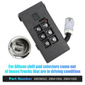 Saree Shift Pad Transmission Selector WTEC-3 Push Button Shifter for Allison 29538022 Transmission Electronic Shift Control Panel Replacement Part