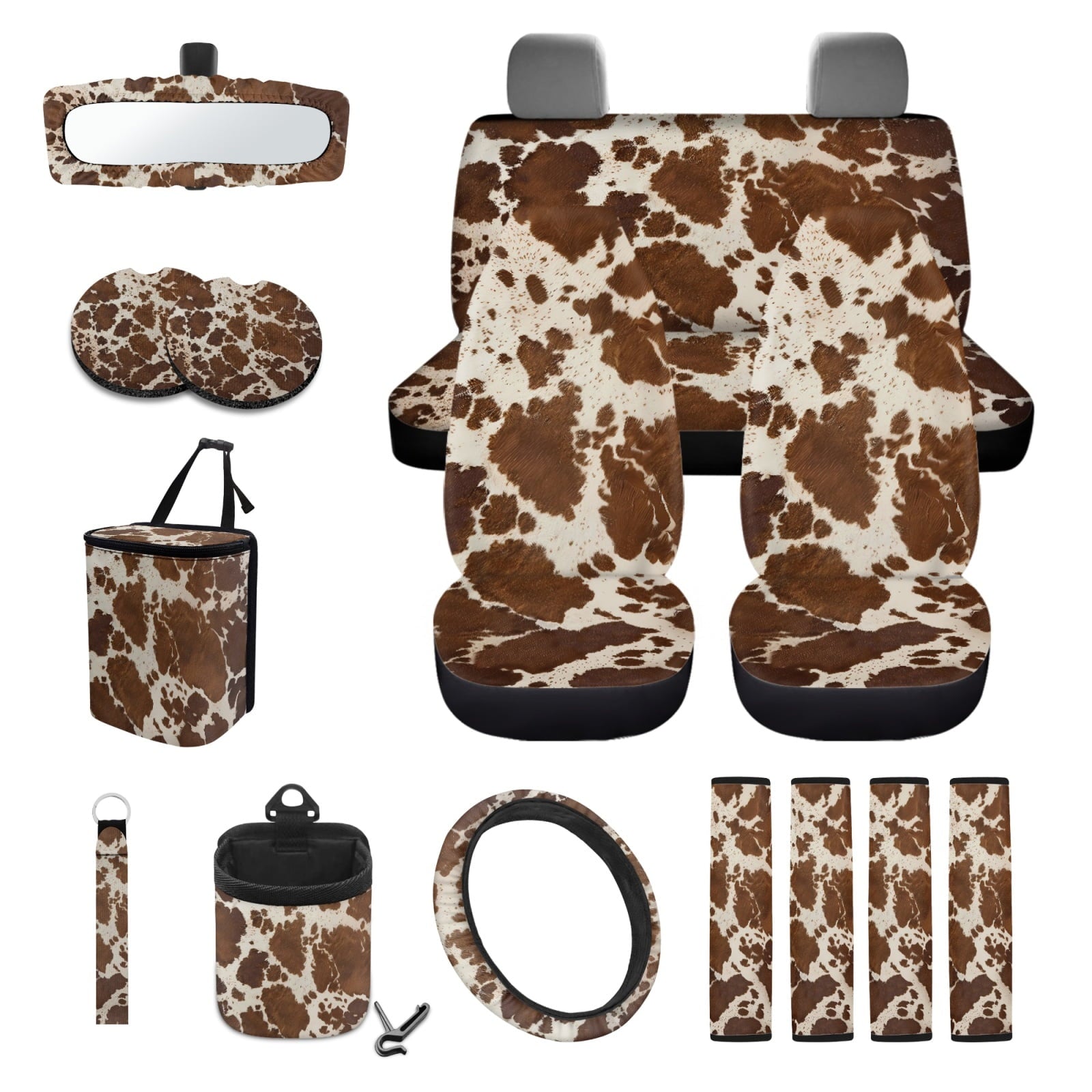 Motivo™ Xoenoiee American Sunflower Cow Print