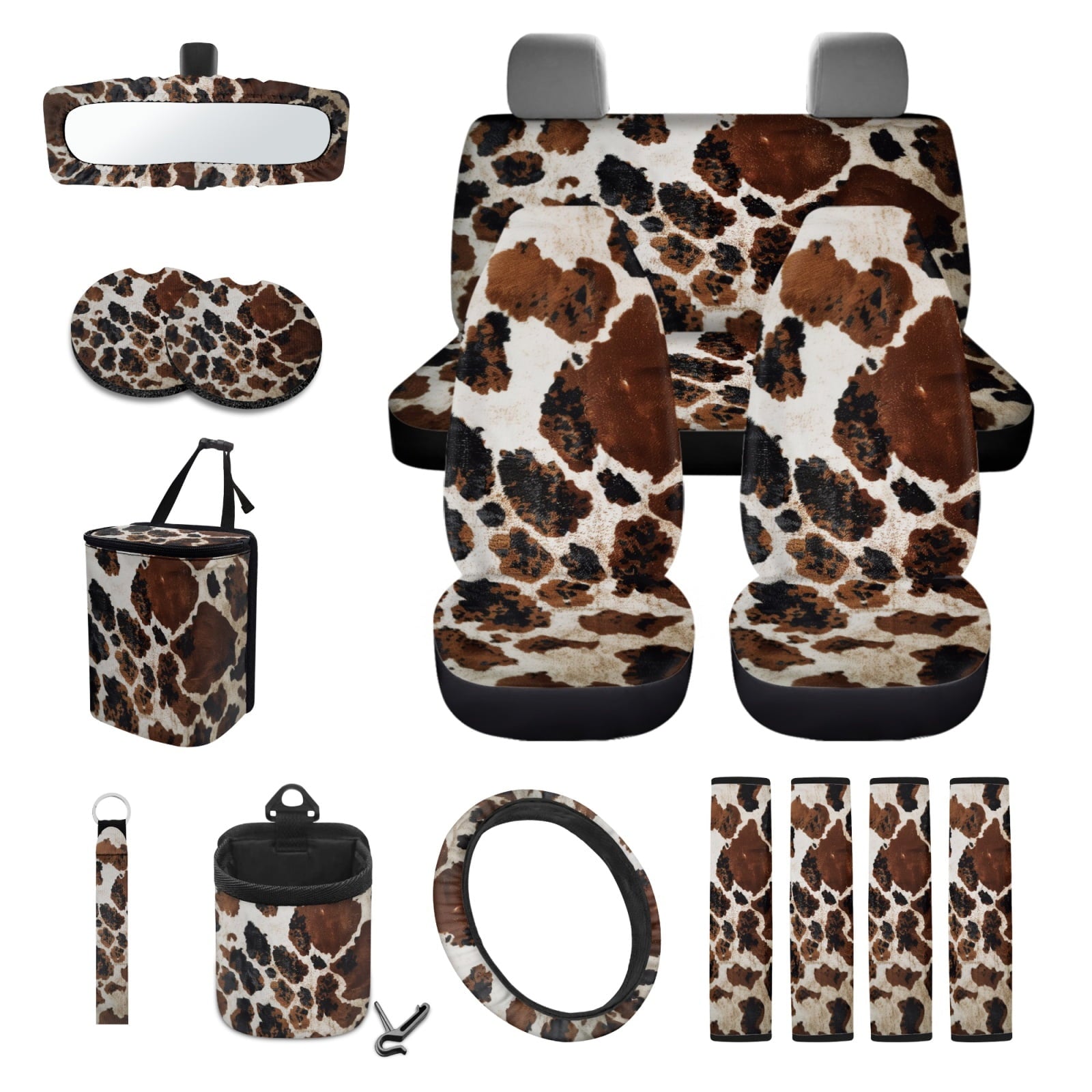 Motivo™ Xoenoiee American Sunflower Cow Print