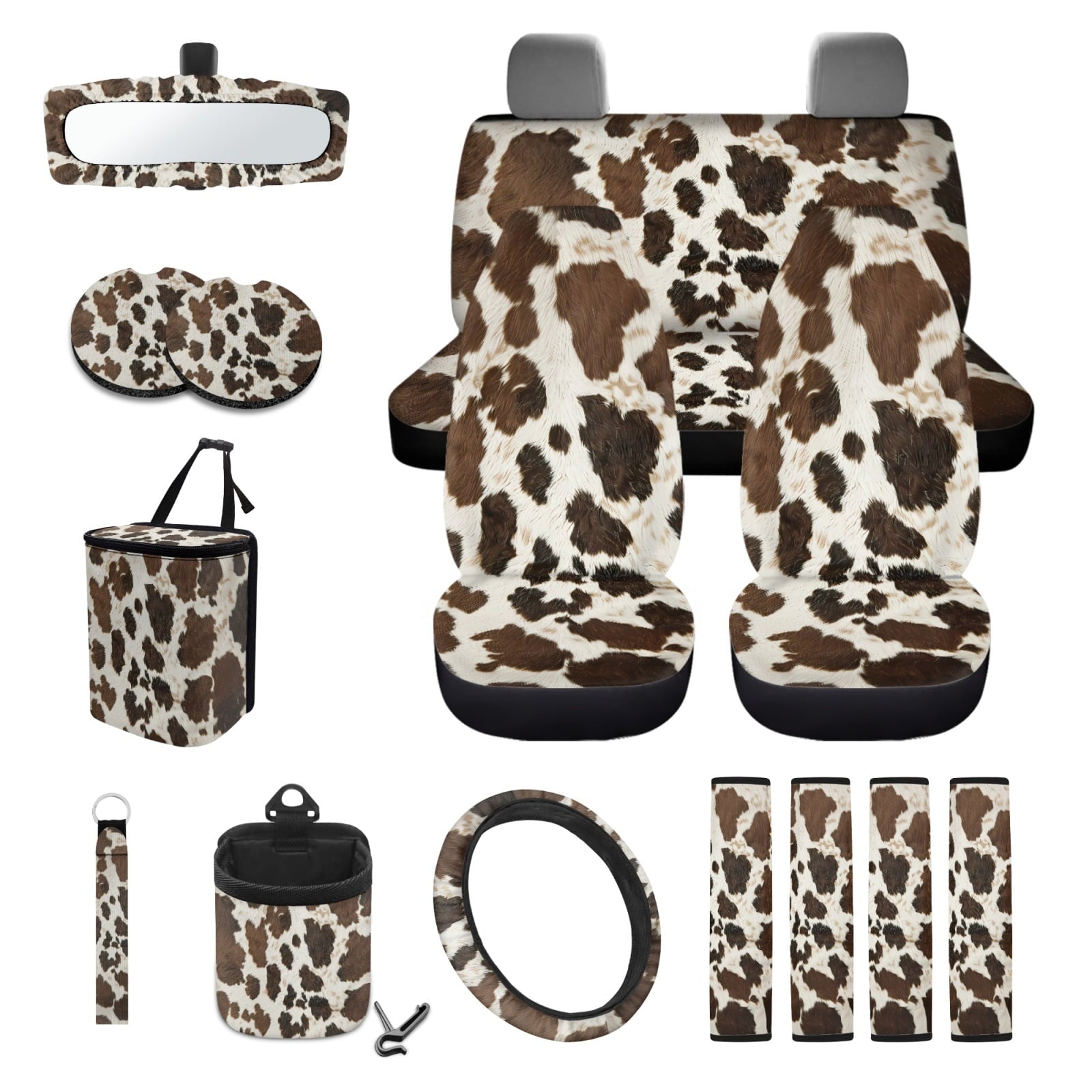 Motivo™ Xoenoiee American Sunflower Cow Print
