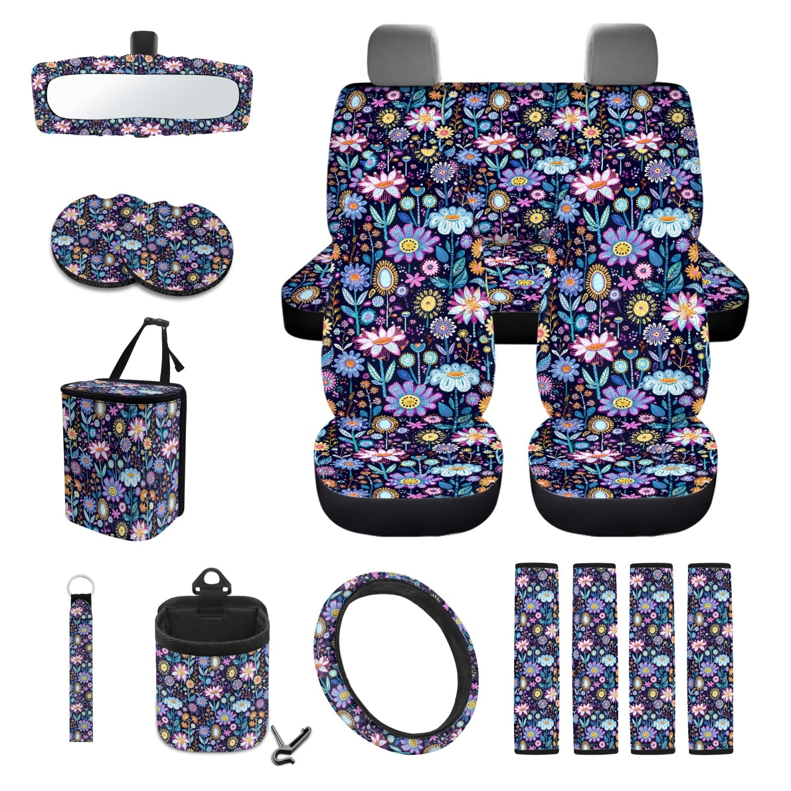 Motivo™ Xoenoiee American Sunflower Cow Print