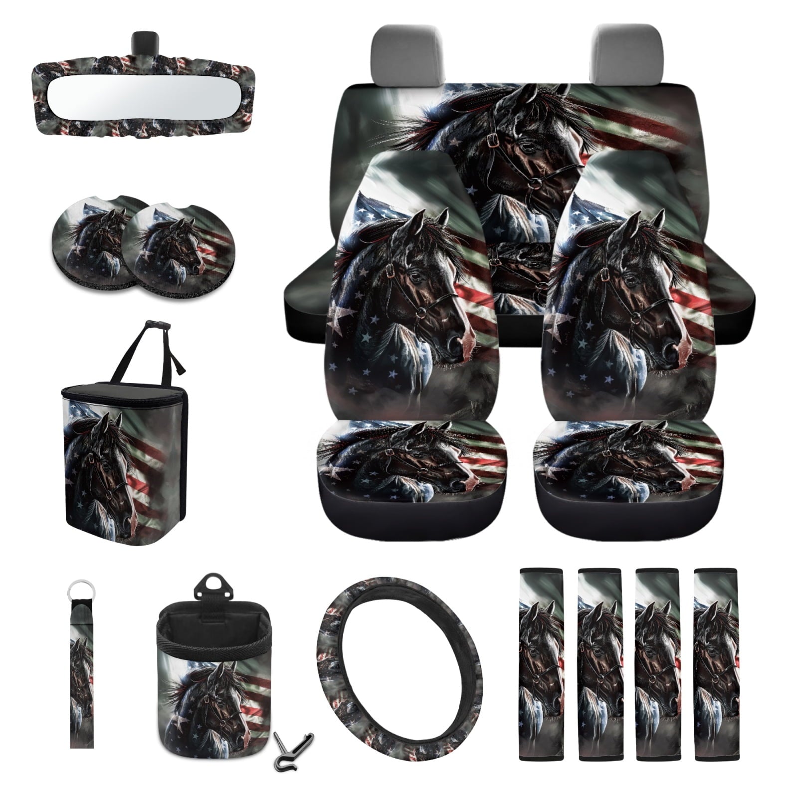 Motivo™ Xoenoiee American Sunflower Cow Print