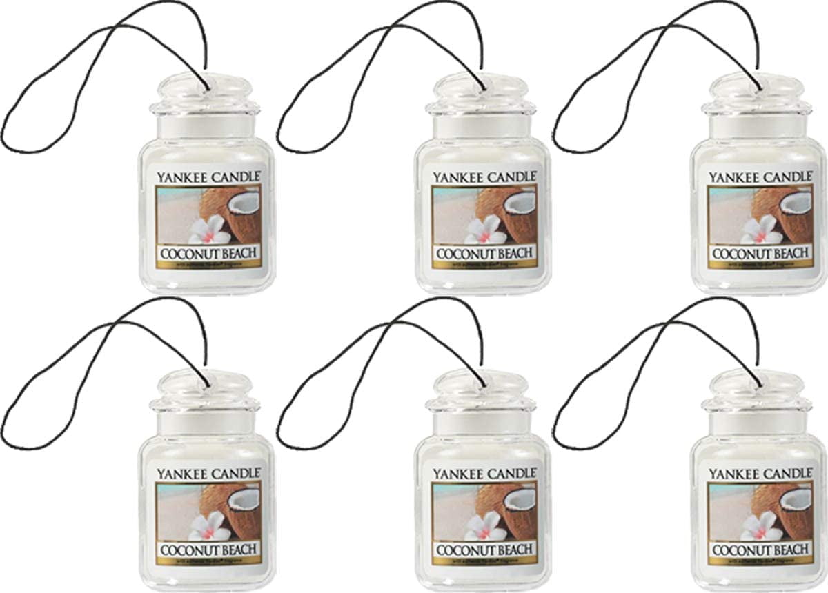Yankee Candle Car Jar Ultimate Coconut Beach (6 Pack)