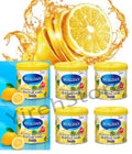 YirehStore My Shaldan Lemon Scent 6-cans, Original Classic Formula, Car Cup-holder Natural air freshener, Real Fruit Aroma