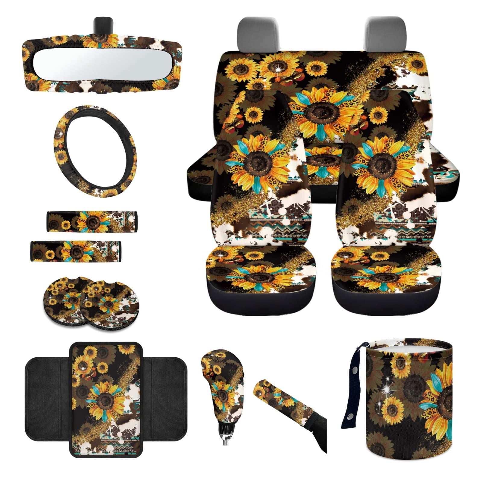 Motivo™ Yuyamidu Sunflower Car Seat Covers