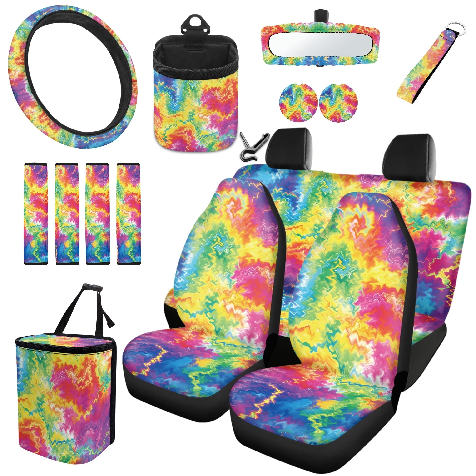 Motivo™ Yuyamidu Rainbow Tie Dye Car