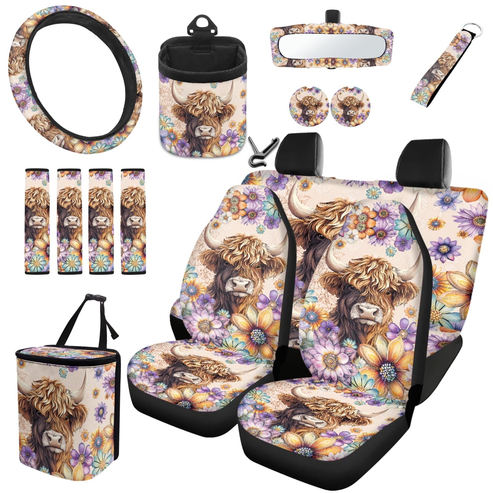 Motivo™ Yuyamidu Rainbow Tie Dye Car
