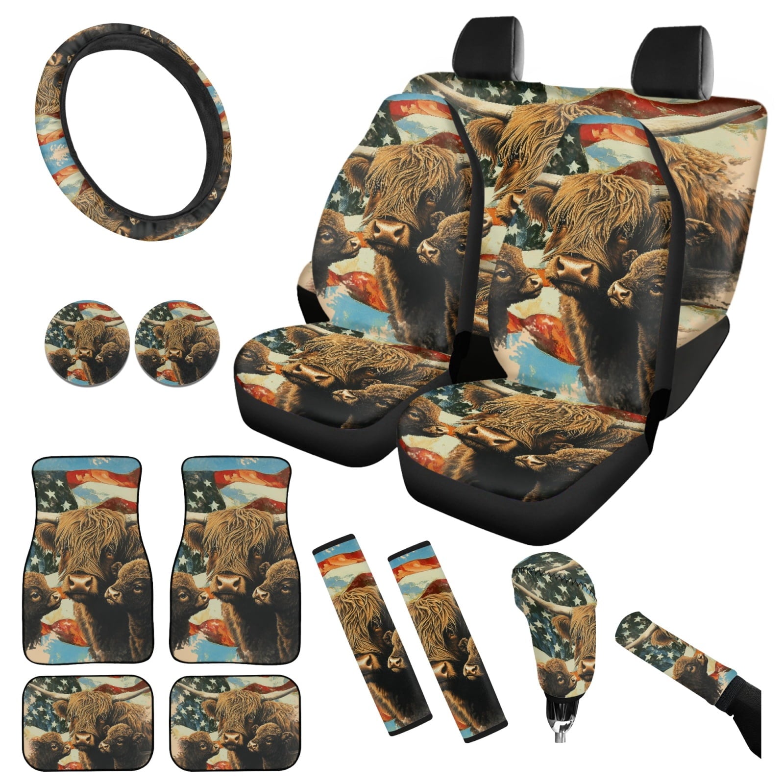 Motivo™ Yuyamidu Skull Car Seat Cover