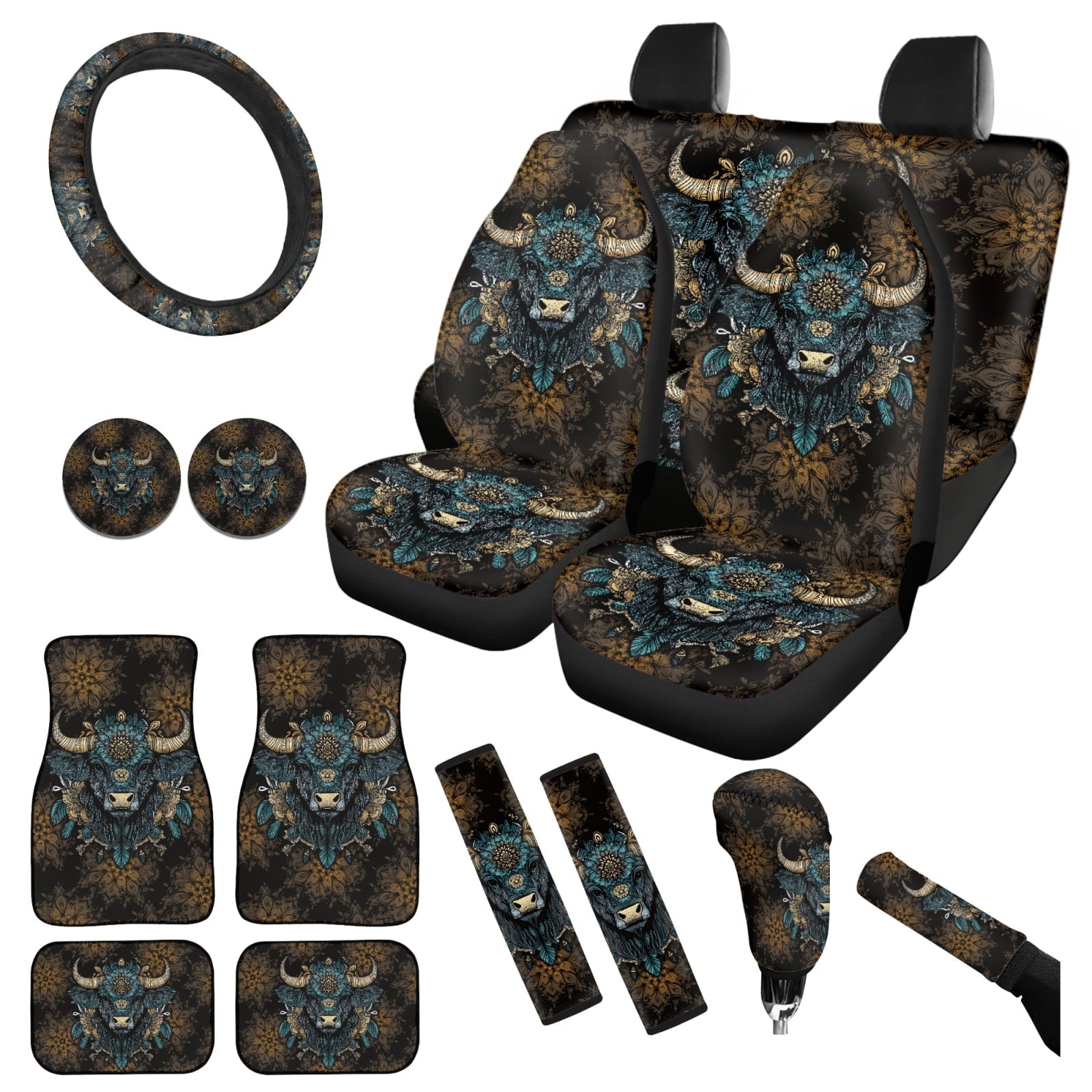 Motivo™ Yuyamidu Skull Car Seat Cover