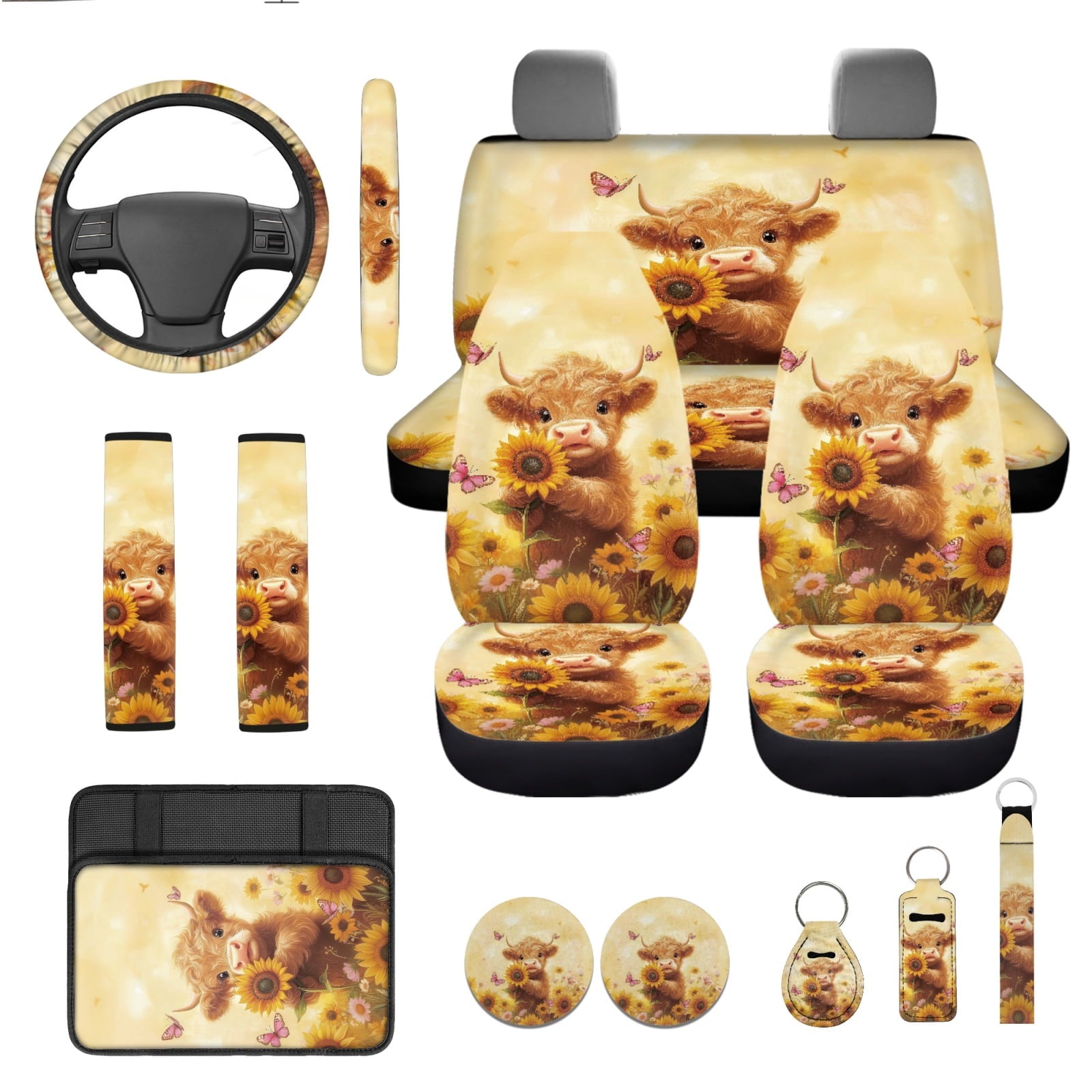 Motivo™ Yuyamidu Cute Highland Cow Car