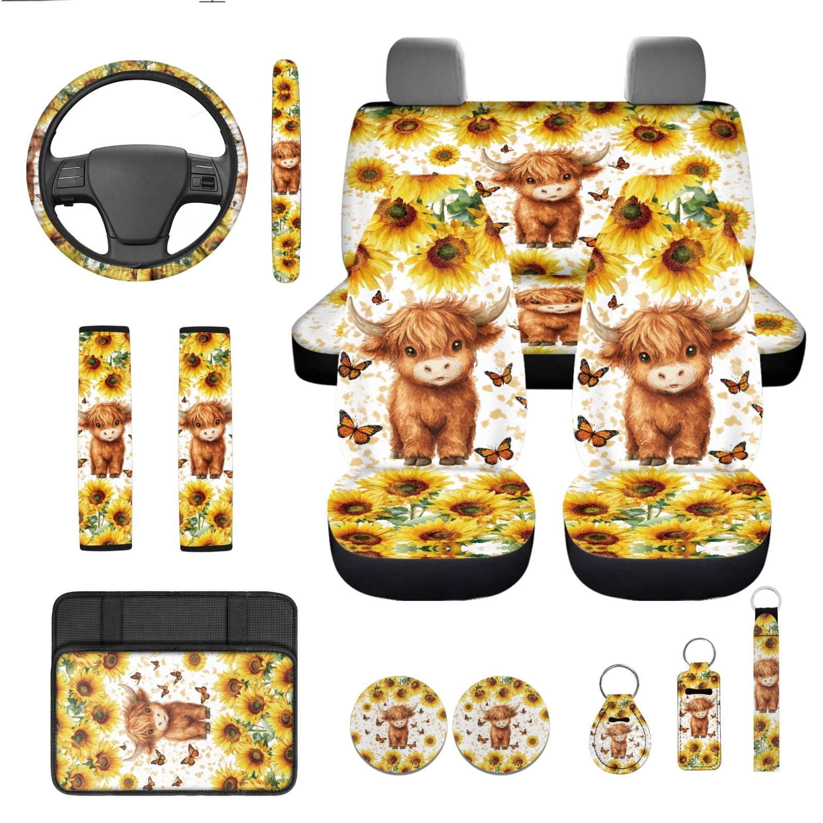 Motivo™ Yuyamidu Cute Highland Cow Car